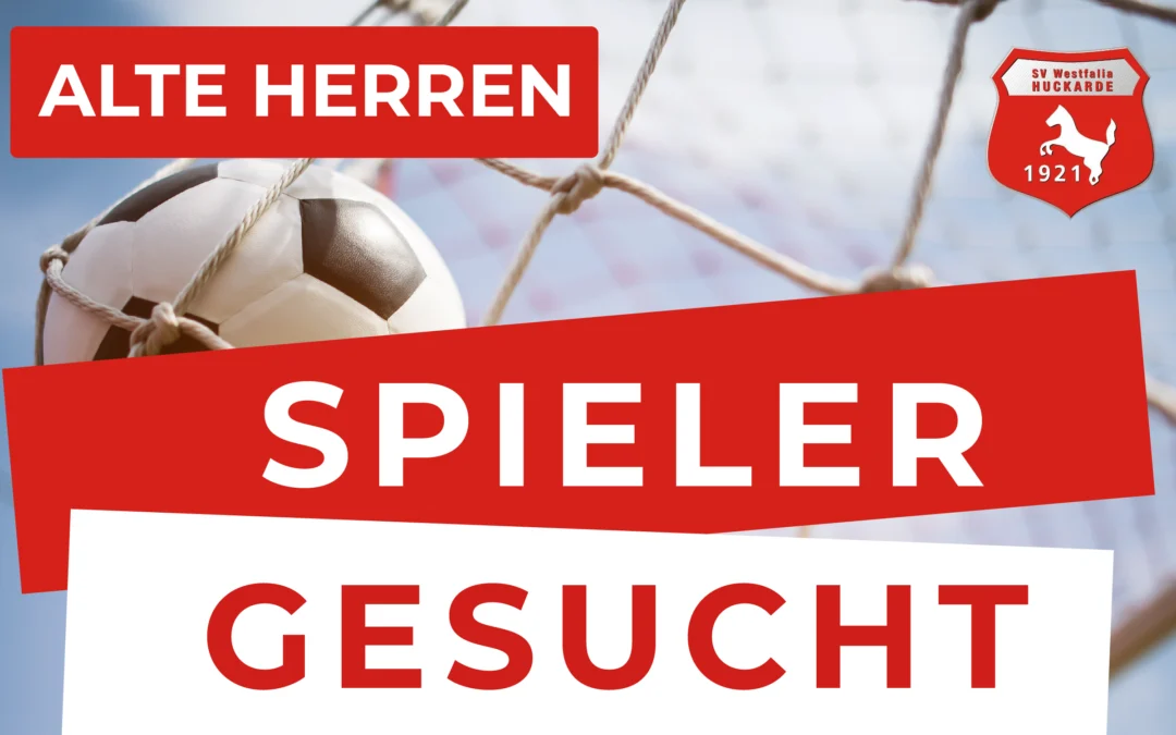 Wir suchen Alte Herren (Ü32) Fußballspieler